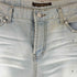 HOT PEPPER JEANS ラインストーン加工 ラメ フレアデニムパンツ Y2K レディース US:30