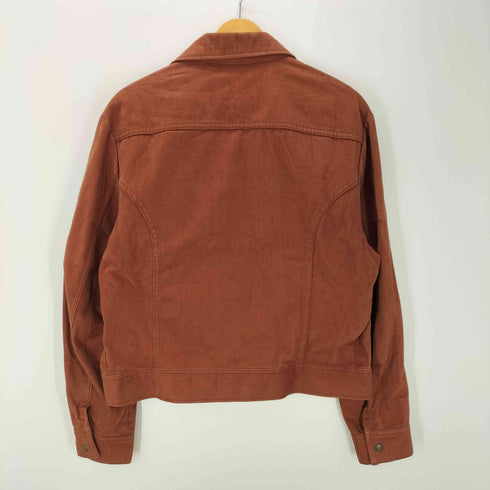 リー Lee 70s USA製 三角タグ モールスキン トラッカー ジャケット 開襟 オープンカラー メンズ import:L
