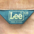 リー Lee 70s USA製 三角タグ モールスキン トラッカー ジャケット 開襟 オープンカラー メンズ import:L