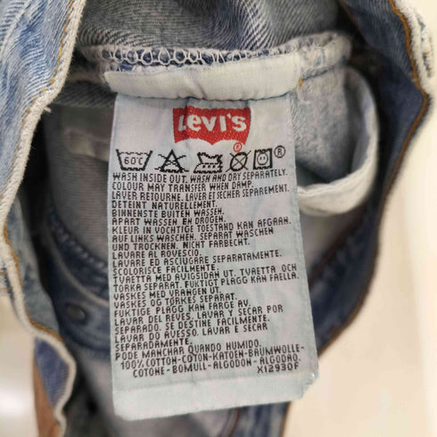 リーバイス Levis 90s MADE IN USA 501 ストレートダメージデニムパンツ ボタン裏552刻印 メンズ W34L36