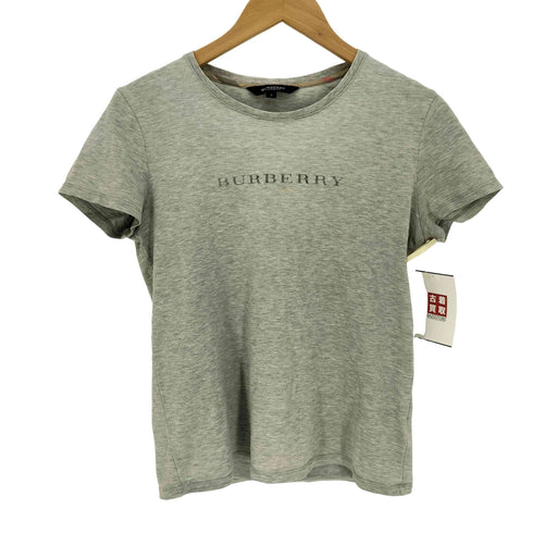 バーバリーロンドン BURBERRY LONDON ホースマークロゴ フォント 襟ノバチェック S/S Tシャツ ピチT Y2K レディース 1