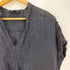 イザベルマランエトワール ISABEL MARANT ETOILE N°1501 スリットネック ギャザー チェック 半袖 ブラウス レディース JPN:2
