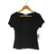 ポールスチュアート Paul Stuart レース装飾 リブ ヘンリーネック Tシャツ レディース US:10