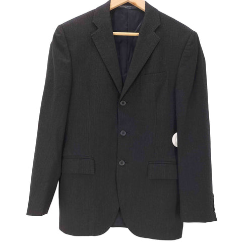ポロバイラルフローレン Polo by RALPH LAUREN MADE IN ITALY イタリア製 セットアップ チョークストライプ カシミア混 3B 裾ダブル メンズ 36