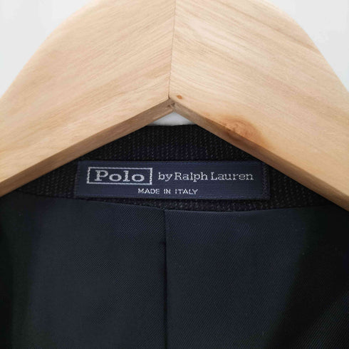 ポロバイラルフローレン Polo by RALPH LAUREN MADE IN ITALY イタリア製 セットアップ チョークストライプ カシミア混 3B 裾ダブル メンズ 36