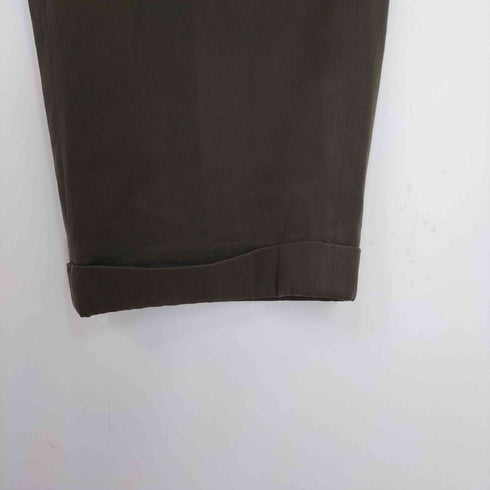 ポロバイラルフローレン Polo by RALPH LAUREN 80S ウール ギャバジン 2タック ワイド テーパード スラックス 裾ダブル メンズ 34×30
