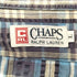 チャップスラルフローレン CHAPS RALPH LAUREN 刺繍ロゴ チェック柄 オープンカラーシャツ メンズ import:L