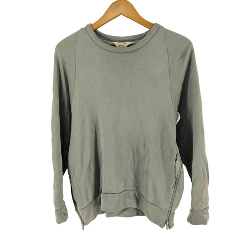 サンシー SUNSEA 14SS サイドジップ クルーネックスウェット メンズ JPN:L