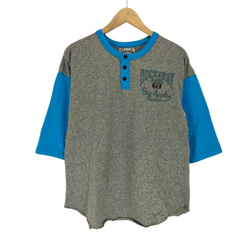 PAOPAO ROCKAWAY PARK ヘンリーネック 半袖Tシャツ メンズ FREE