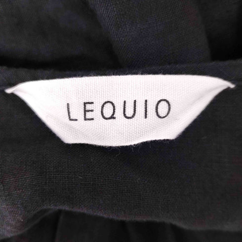 LEQUIO リネンS/Sワンピース レディース