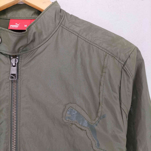 プーマ PUMA Y2K ナイロン シングルライダースジャケット レディース JPN:M
