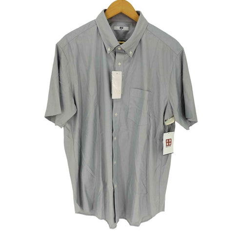 ユニクロ UNIQLO ドライイージーケアコンフォートシャツ(ボタンダウンカラー・半袖) メンズ import:XXL