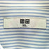ユニクロ UNIQLO ドライイージーケアコンフォートストライプシャツ(半袖・ボタンダウンカラー) メンズ JPN:XXL