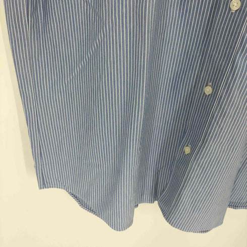 ユニクロ UNIQLO ドライイージーケアコンフォートストライプシャツ(半袖・ボタンダウンカラー) メンズ JPN:XXL