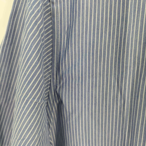 ユニクロ UNIQLO ドライイージーケアコンフォートストライプシャツ(半袖・ボタンダウンカラー) メンズ JPN:XXL