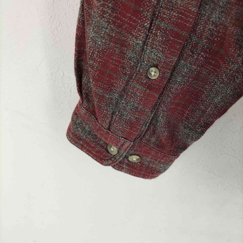 コロンビア Columbia 90-00s コットン L/S チェックネルシャツ メンズ import:M