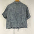 ザラ ZARA レーヨン リネン サファリシャツ レディース import:S