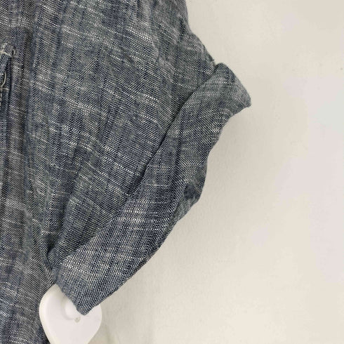 ザラ ZARA レーヨン リネン サファリシャツ レディース import:S