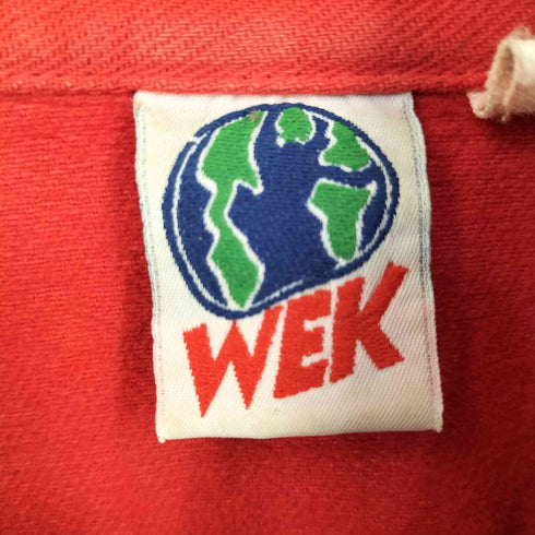 WEK 80-90s MADE IN USA トライバルプリント レギュラーカラーL/S シャツ メンズ SMALL