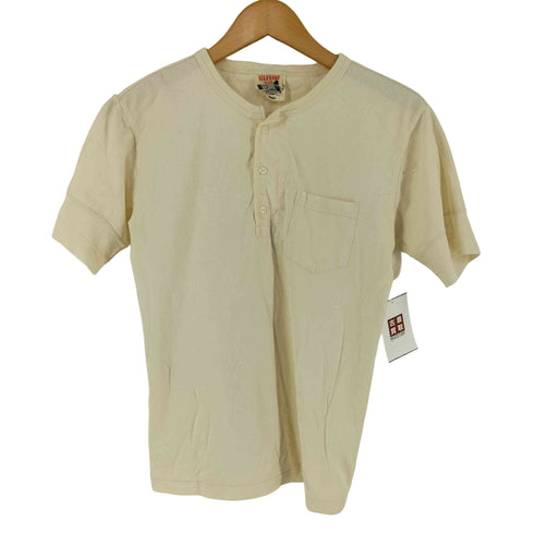 グラッドハンド GLADHAND USA製 ヘンリーネック Tシャツ メンズ S