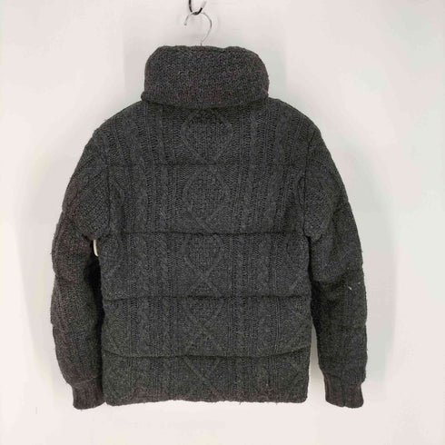 ザダファーオブセントジョージ The DUFFER of ST.GEORGE ケーブルニットダウンジャケット メンズ S
