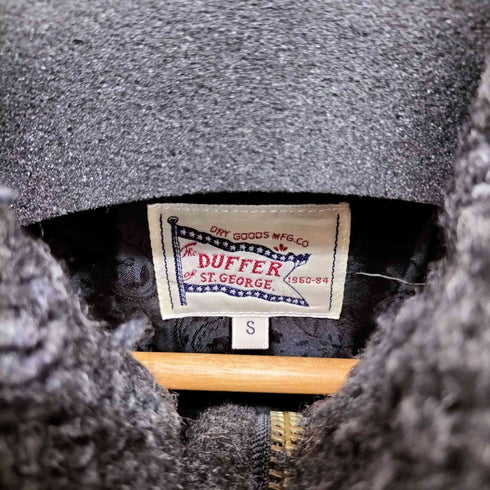 ザダファーオブセントジョージ The DUFFER of ST.GEORGE ケーブルニットダウンジャケット メンズ S