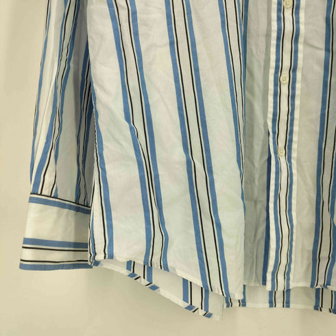 ポロバイラルフローレン Polo by RALPH LAUREN 90s REGENT CUSTOM FIT ポニー無し マルチストライプ L/S シャツ メンズ LL