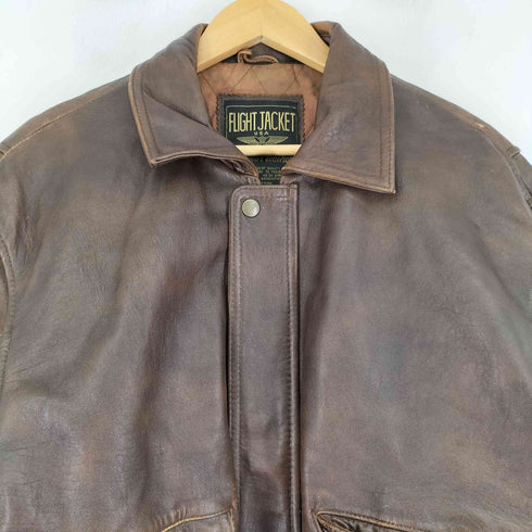 FLIGHT JACKET Type A-2 フライト レザージャケット メンズ JPN:L