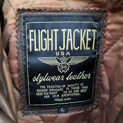 FLIGHT JACKET Type A-2 フライト レザージャケット メンズ JPN:L
