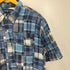 ラルフローレン RALPH LAUREN 90S BOB CAMP パッチワーク S/S オープンカラー ボタンダウン シャツ メンズ import:L
