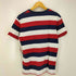 ポロバイラルフローレン Polo by RALPH LAUREN 90-00S ポニー 刺繍 マルチ ボーダー ポケット S/S クルーネック Tシャツ メンズ XL(20)