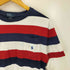 ポロバイラルフローレン Polo by RALPH LAUREN 90-00S ポニー 刺繍 マルチ ボーダー ポケット S/S クルーネック Tシャツ メンズ XL(20)