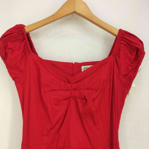 COLLECTIF パフスリーブ ツイストノット ドレス レディース import:XS