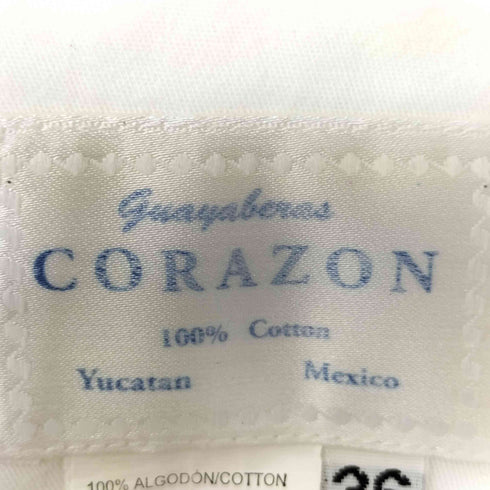CORAZON S/S キューバシャツ メンズ 36