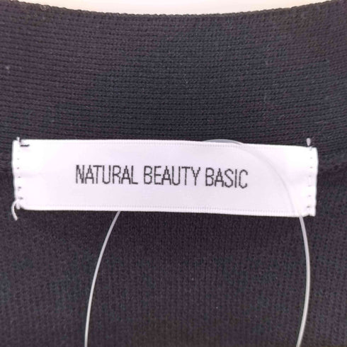 ナチュラルビューティーベーシック NATURAL BEAUTY BASIC クロップドフォルムニットカーディガン レディース FR