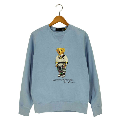 ポロラルフローレン POLO RALPH LAUREN 現行タグ Polo Bear Fleece Sweatshirt ポロベアプリント 裏起毛 スウェット レディース import:XS
