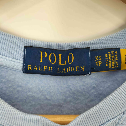 ポロラルフローレン POLO RALPH LAUREN 現行タグ Polo Bear Fleece Sweatshirt ポロベアプリント 裏起毛 スウェット レディース import:XS