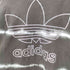 アディダス adidas 90S デサント製 タイダイ ボーダー トレフォイルロゴ プルオーバー パーカー フーディー メンズ JPN:L