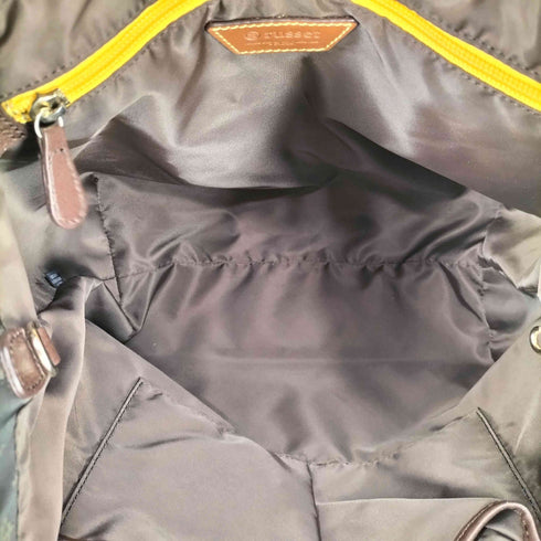 ラシット russet レザーハンドル モノグラム トートバッグ レディース