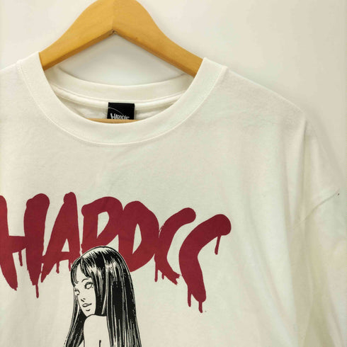 ハードコアチョコレート HARDCORE CHOCOLATE コラボ ホラー 漫画 イラスト 両面 プリント Tシャツ メンズ JPN:XL