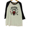 ストレンジャーシングス Stranger Things HELLFIRE CLUB ラグラン プリント 七分袖 Tシャツ カットソー メンズ import:XXL
