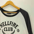 ストレンジャーシングス Stranger Things HELLFIRE CLUB ラグラン プリント 七分袖 Tシャツ カットソー メンズ import:XXL