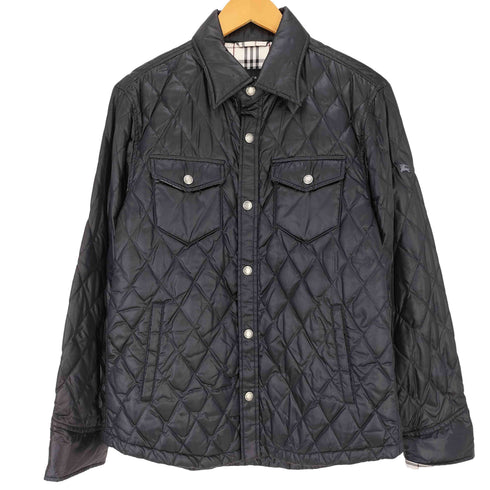 バーバリーブラックレーベル BURBERRY BLACK LABEL 裏地ノバチェック キルティング ダウンジャケット レディース import:M
