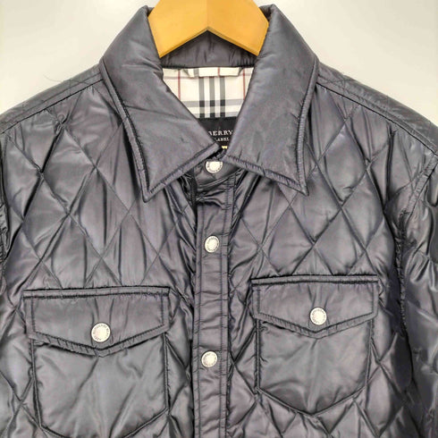 バーバリーブラックレーベル BURBERRY BLACK LABEL 裏地ノバチェック キルティング ダウンジャケット レディース import:M