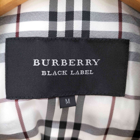 バーバリーブラックレーベル BURBERRY BLACK LABEL 裏地ノバチェック キルティング ダウンジャケット レディース import:M
