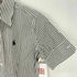 ラルフローレン RALPH LAUREN SUPER SLIM FIT ポニー刺しゅう ストライプ 半袖シャツ レディース JPN:S