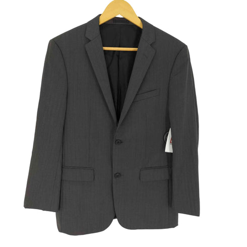 バーバリーブラックレーベル BURBERRY BLACK LABEL 2B ウール ストライプ テーラードジャケット メンズ 94-72-170 / 38L