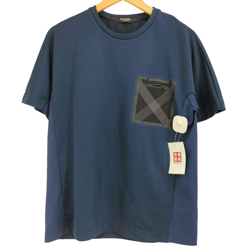 ブラックレーベルクレストブリッジ BLACK LABEL CRESTBRIDGE チェック柄胸ポケット S/S Tシャツ メンズ import:M