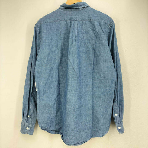 メーカーズシャツカマクラ Makers Shirt 鎌倉 kaihara denim シャンブレー L/S BD シャツ メンズ JPN:L