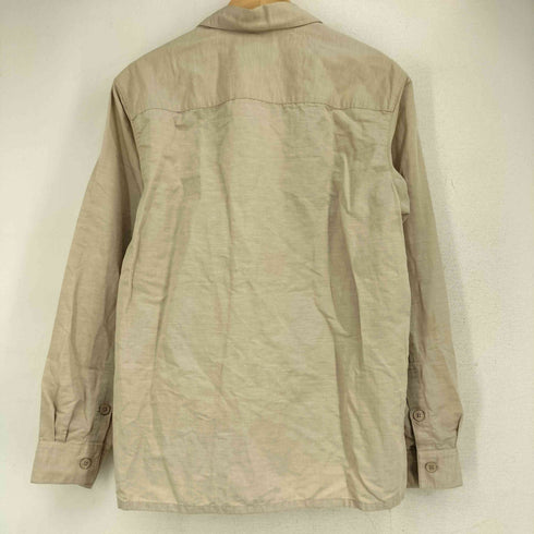 マッキントッシュフィロソフィー MACKINTOSH PHILOSOPHY リネン混 L/S オープンカラー サファリシャツ メンズ UK:40